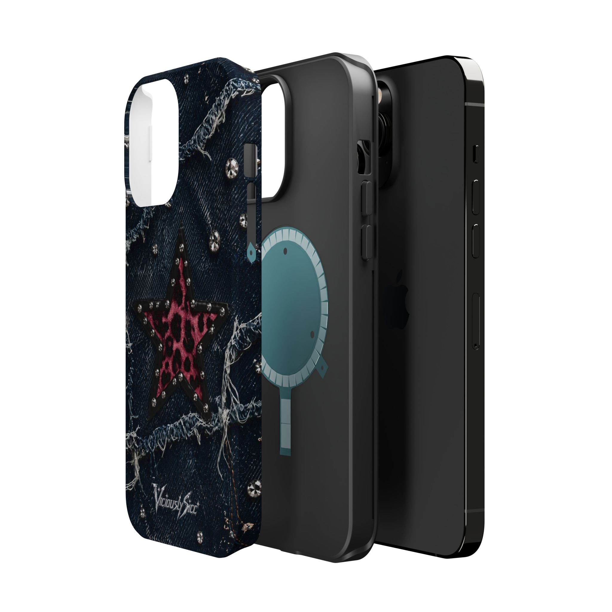 Denim Star Phone Case