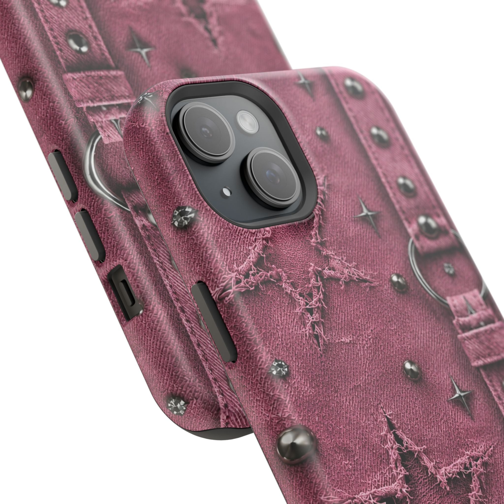 Pink Denim Phone Case