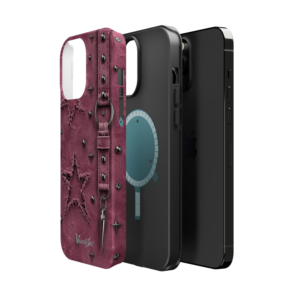 Pink Denim Phone Case