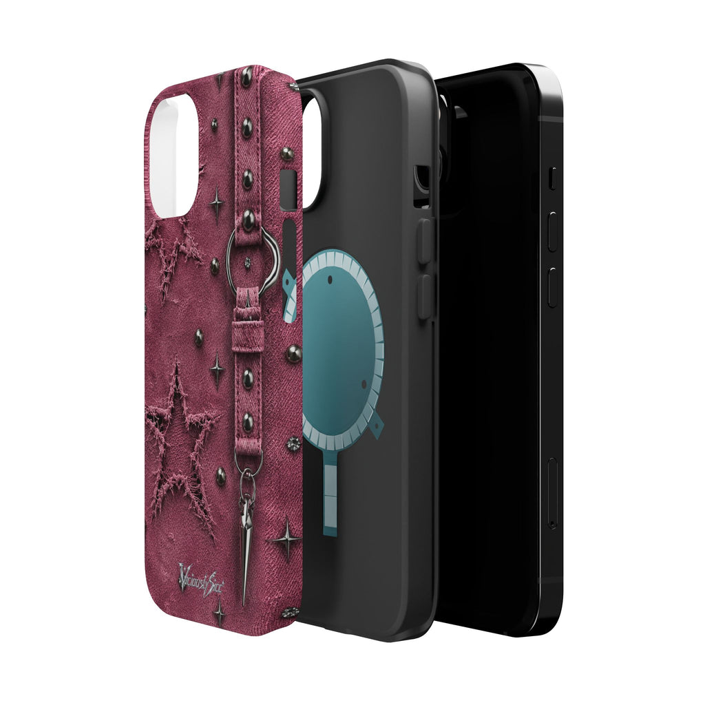 Pink Denim Phone Case