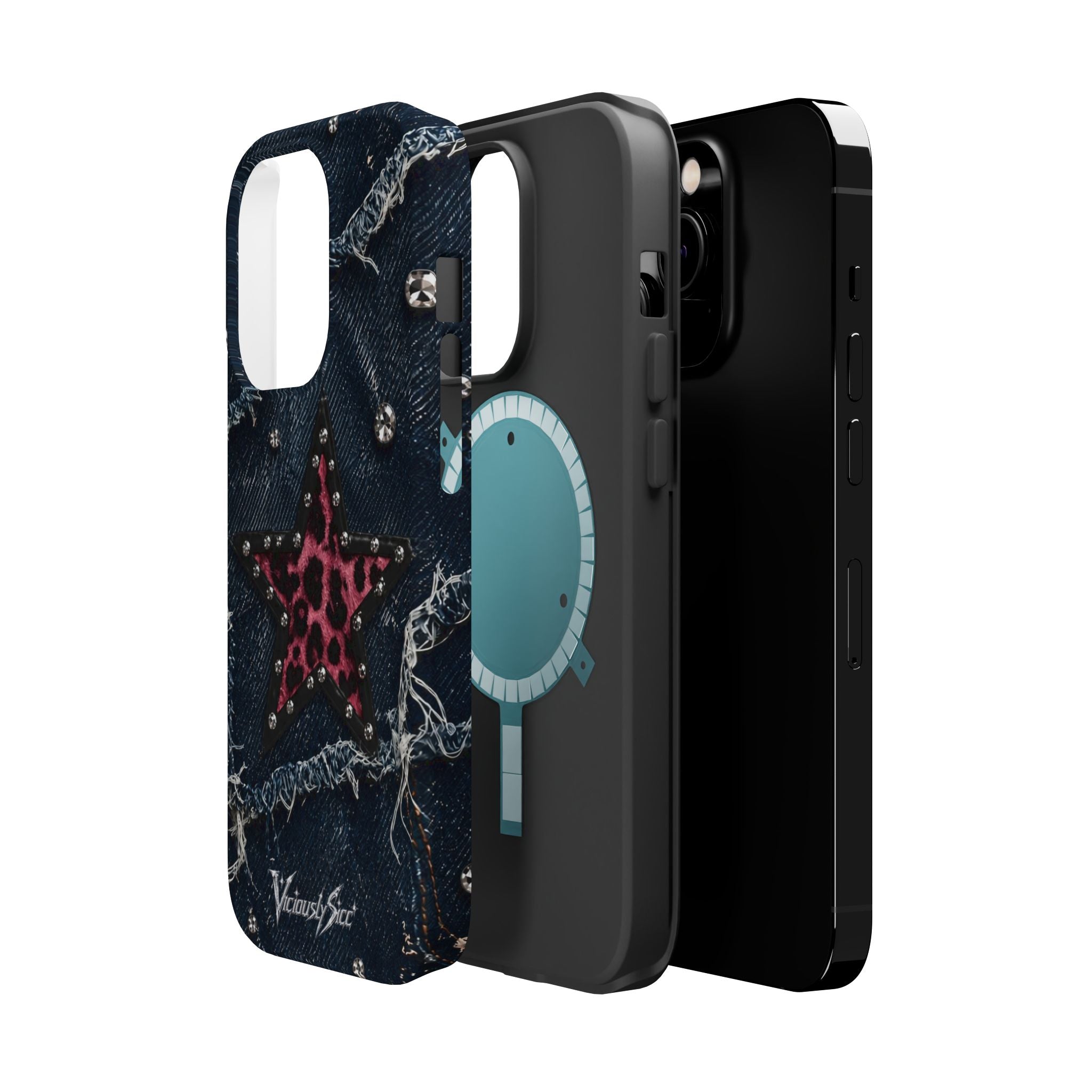 Denim Star Phone Case