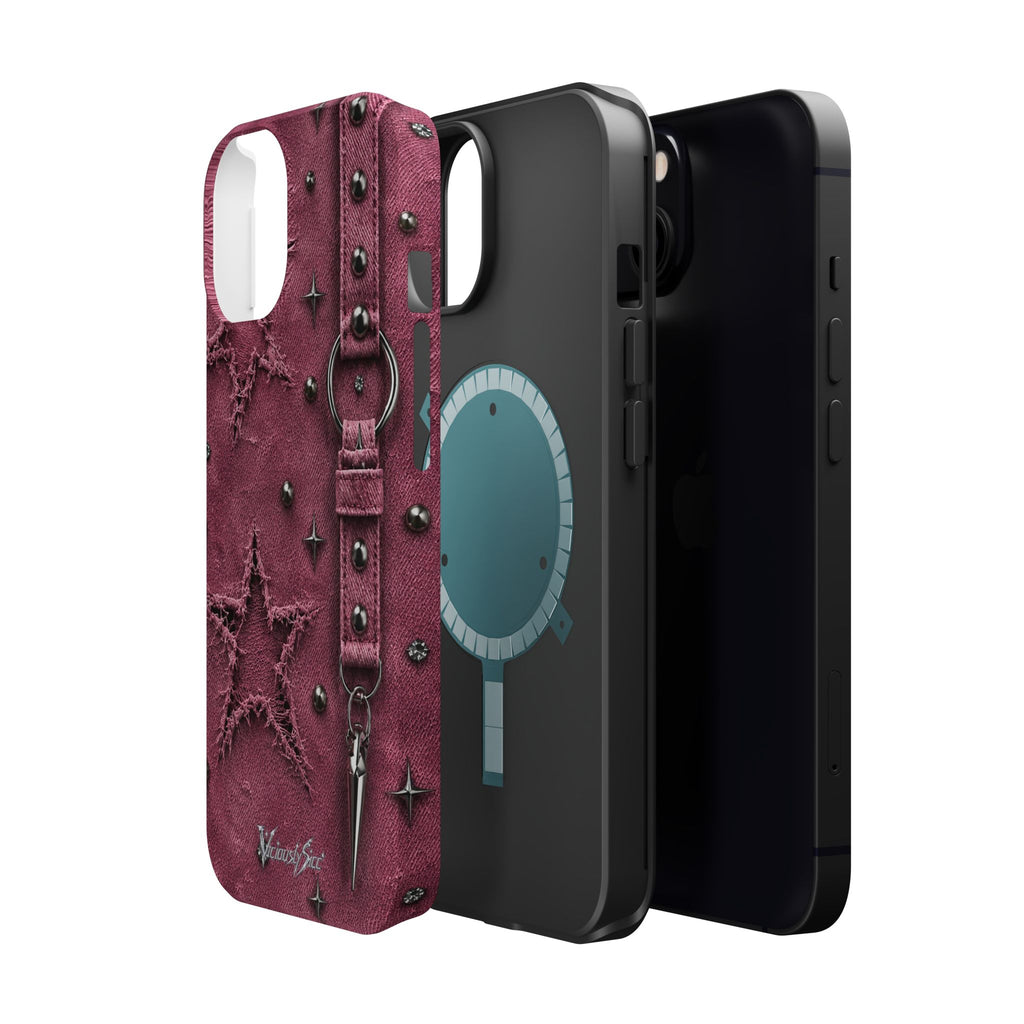 Pink Denim Phone Case