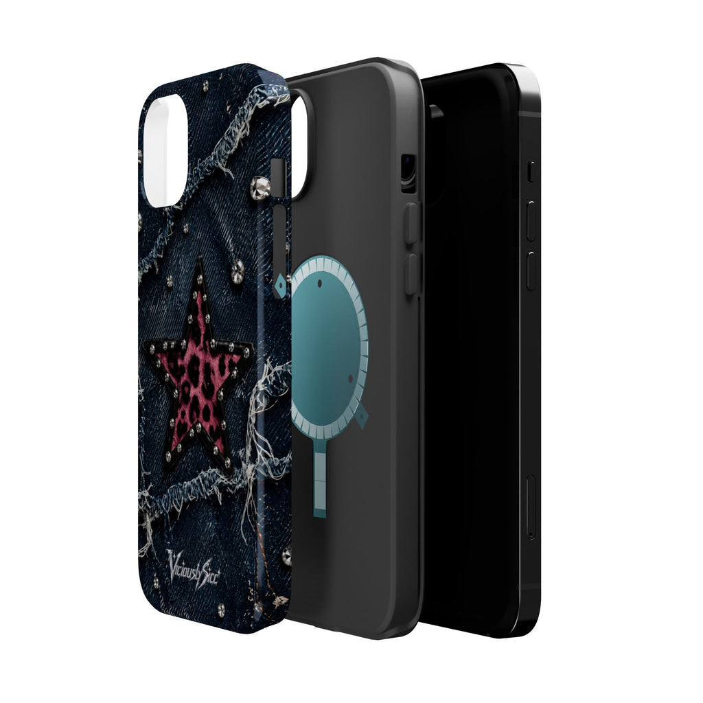 Denim Star Phone Case