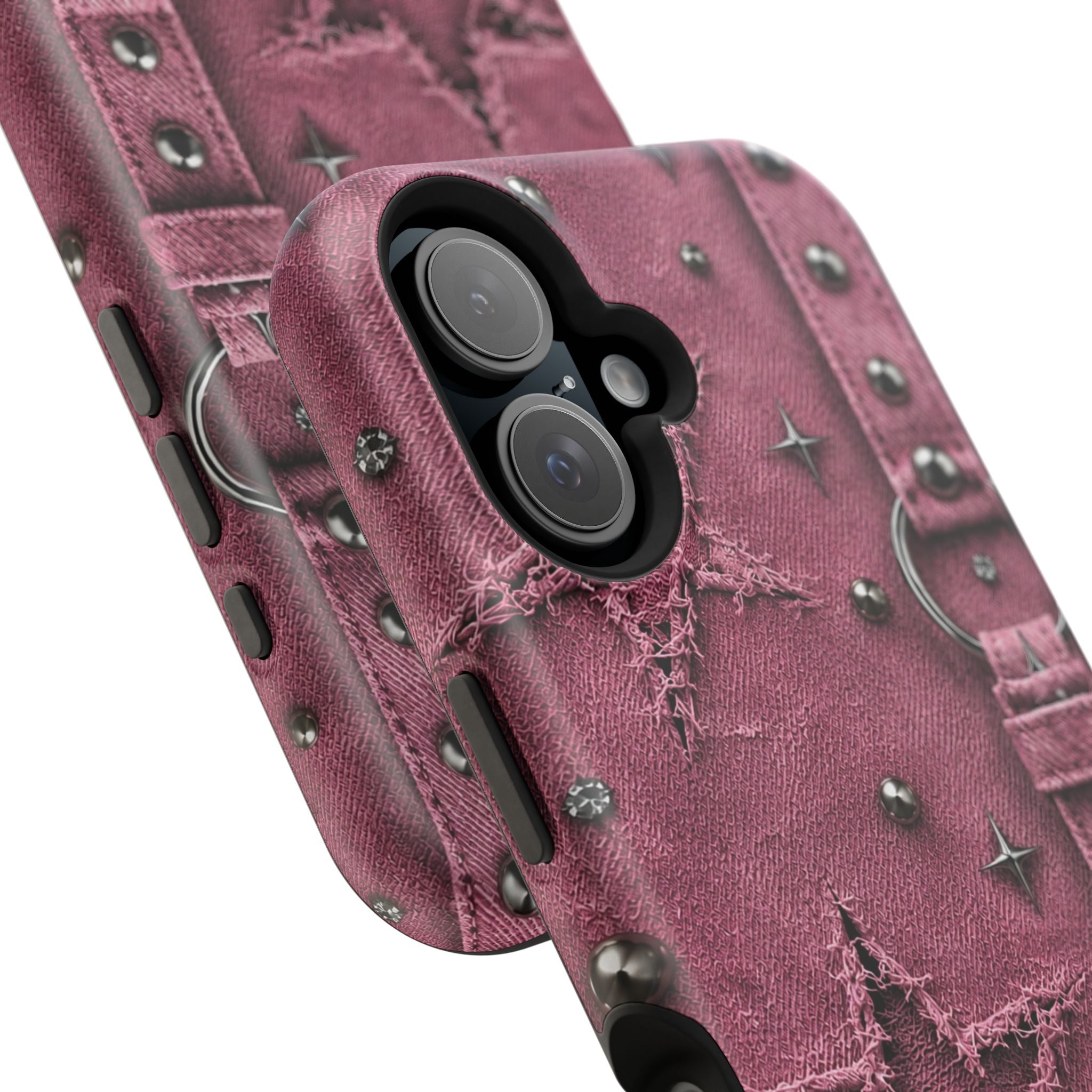 Pink Denim Phone Case