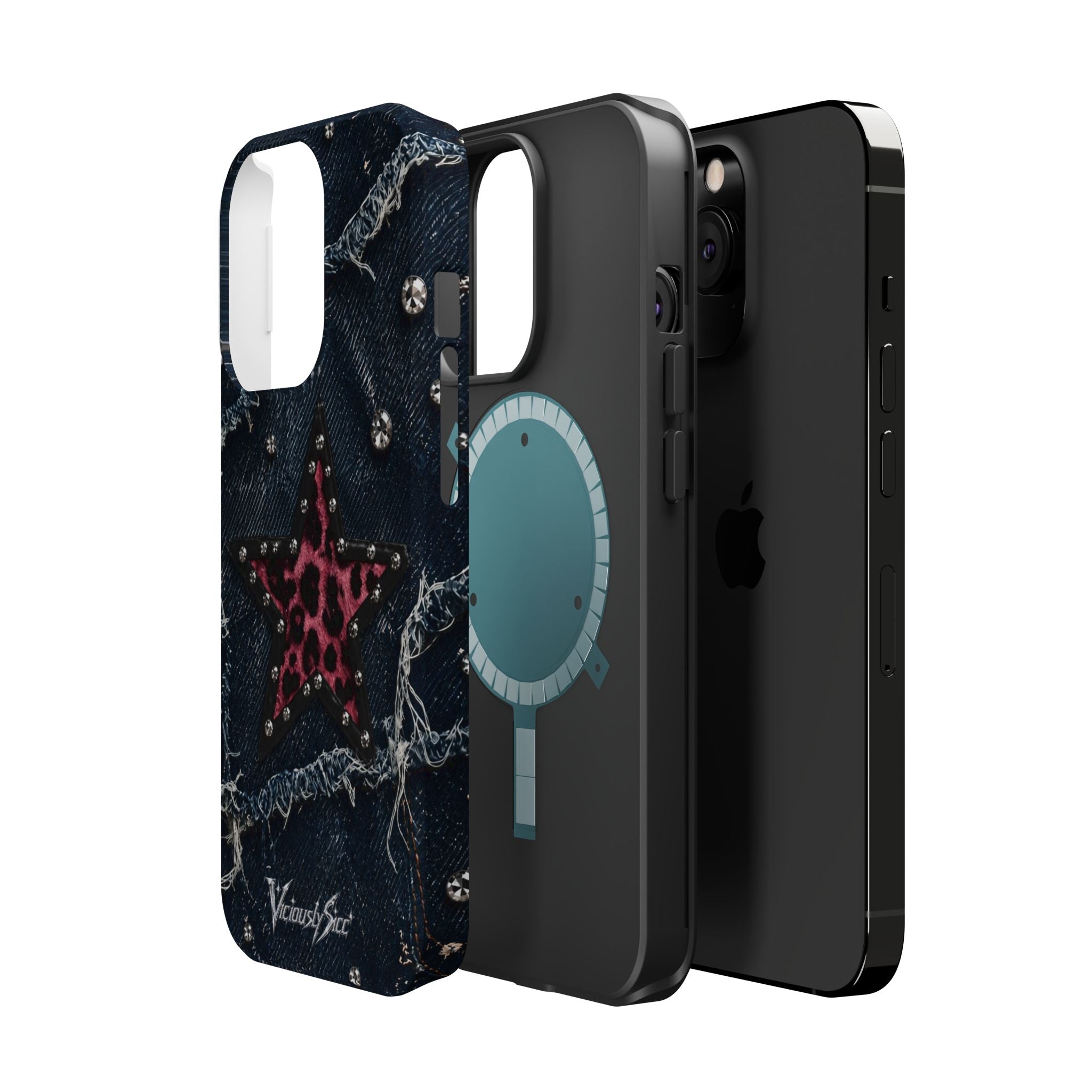 Denim Star Phone Case