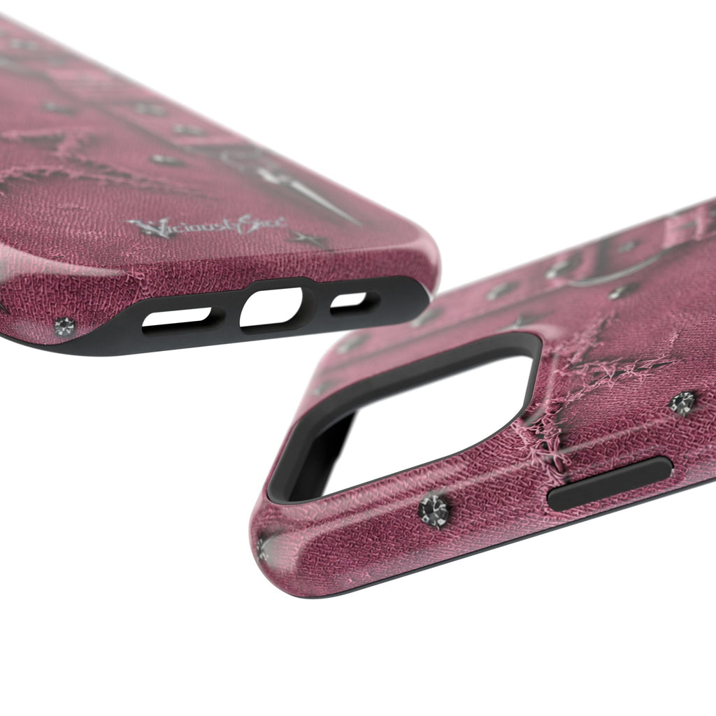 Pink Denim Phone Case