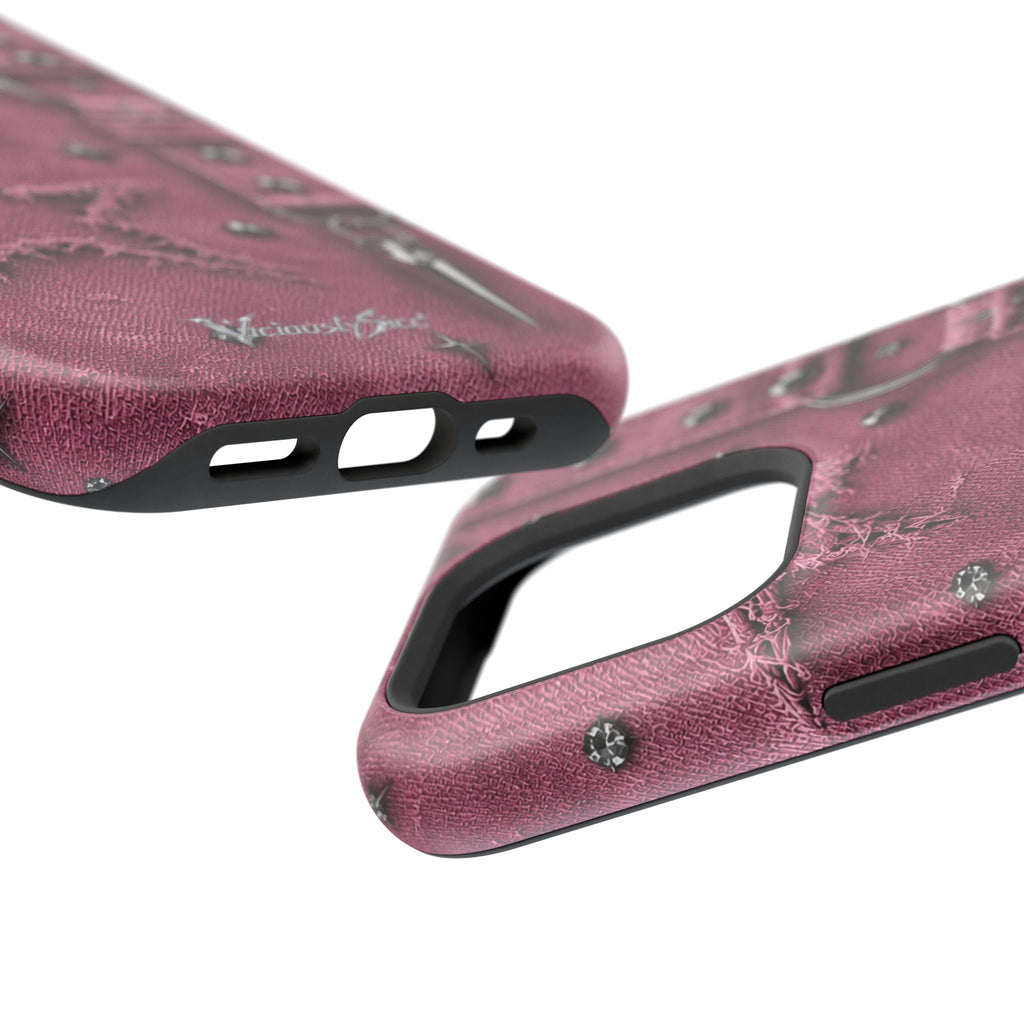 Pink Denim Phone Case