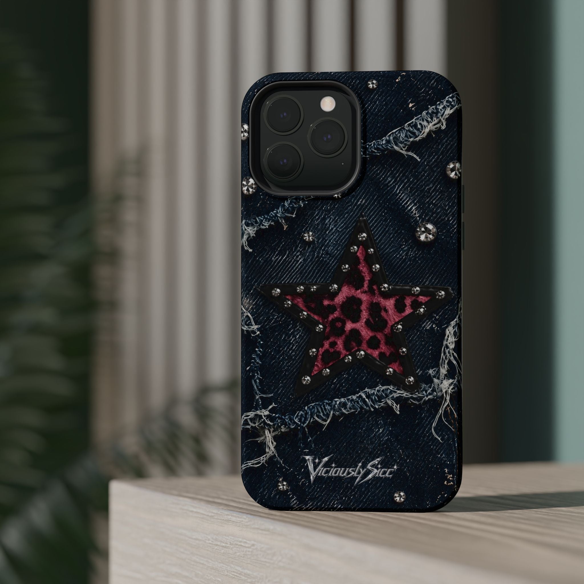 Denim Star Phone Case