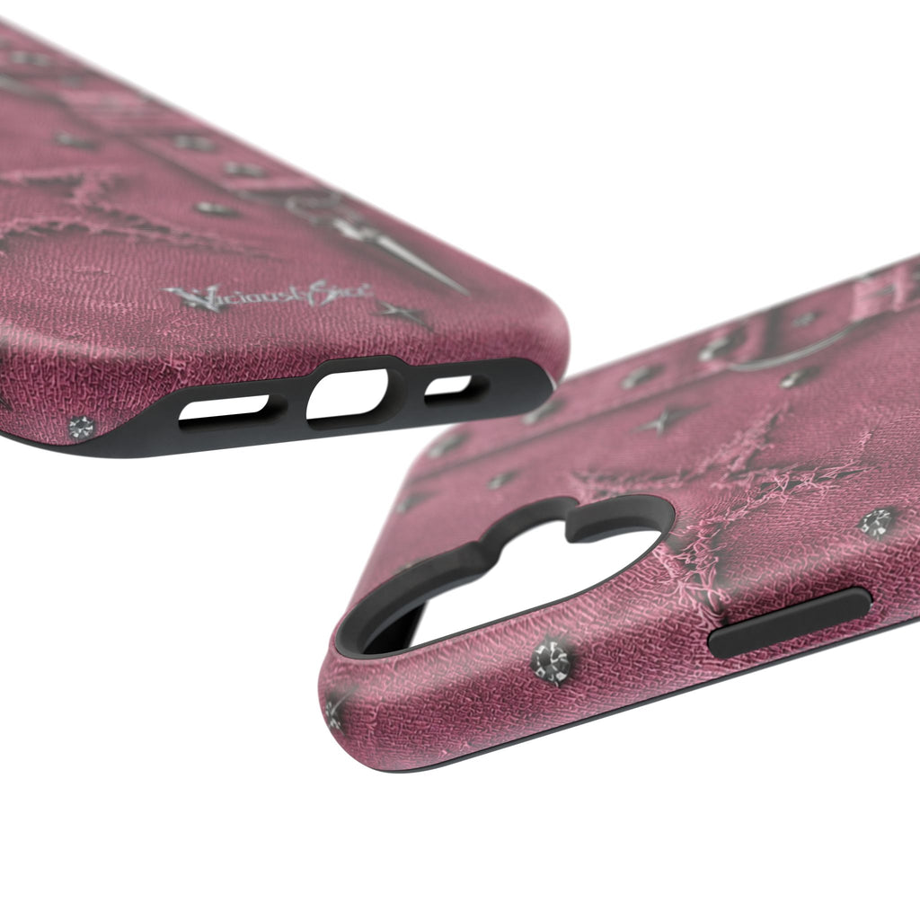 Pink Denim Phone Case