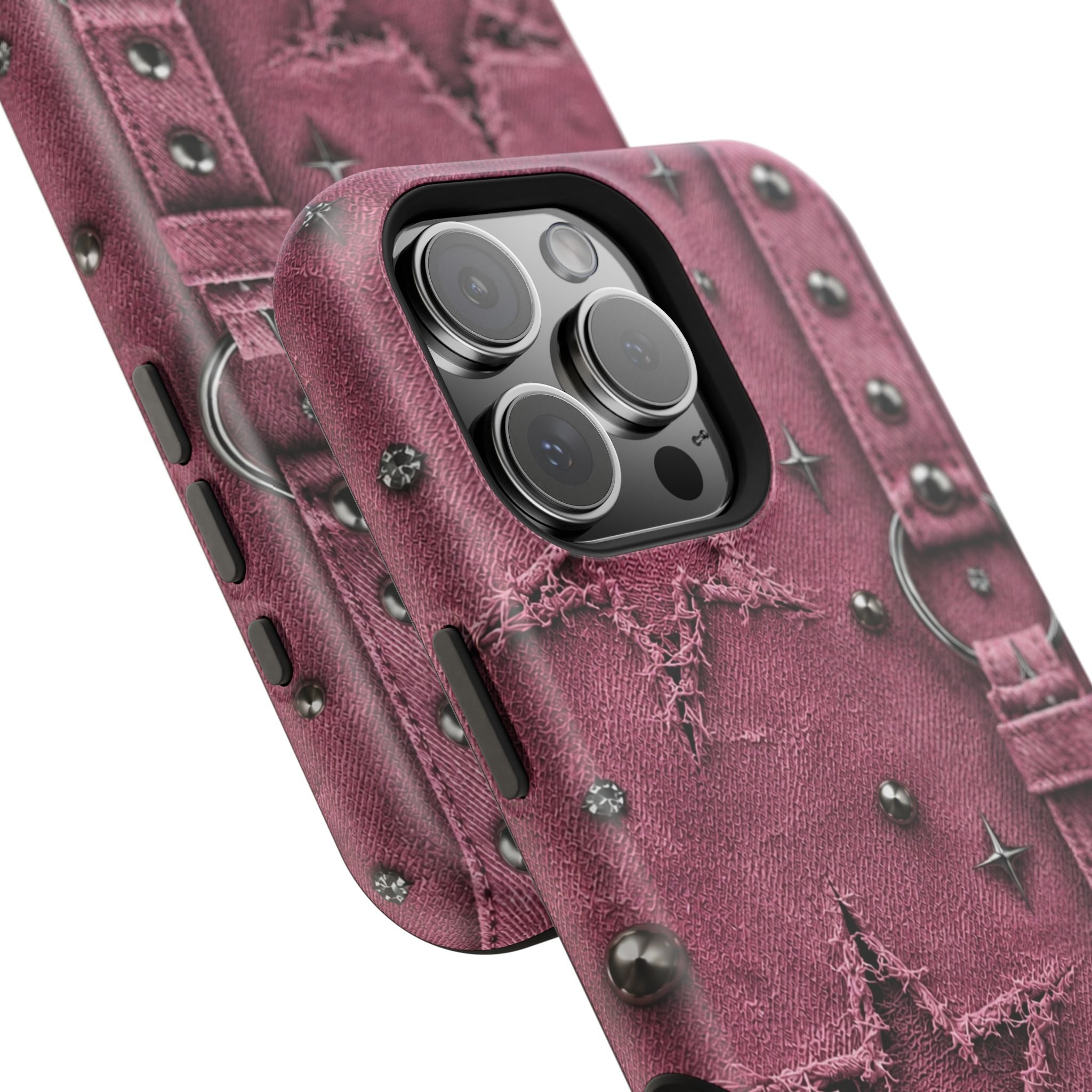Pink Denim Phone Case
