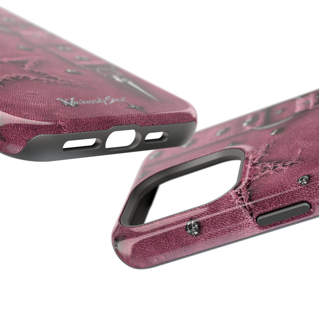 Pink Denim Phone Case