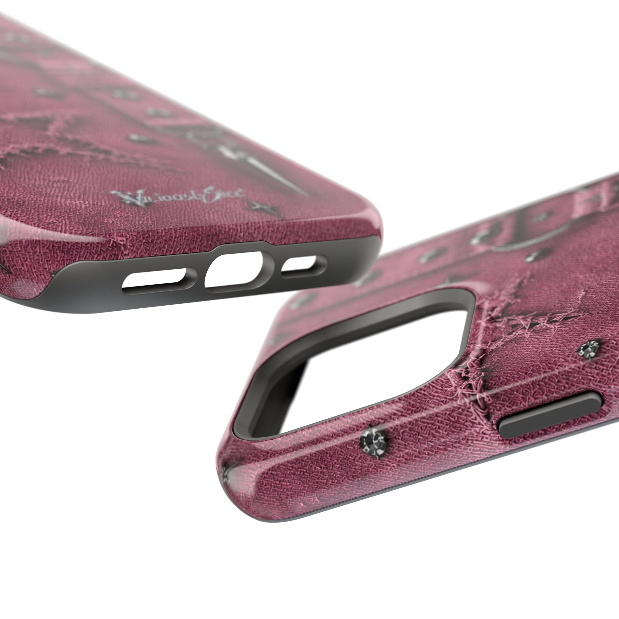Pink Denim Phone Case