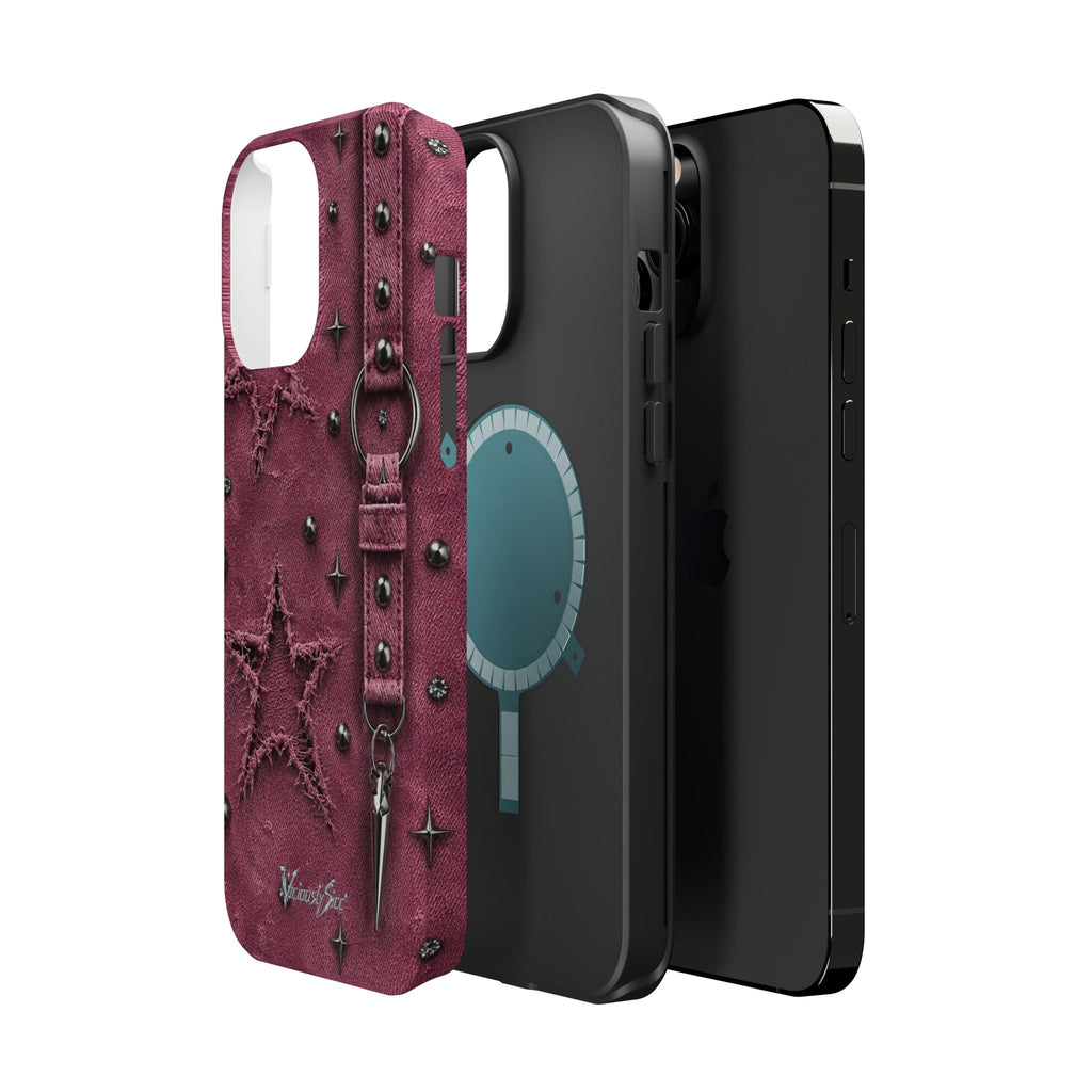 Pink Denim Phone Case