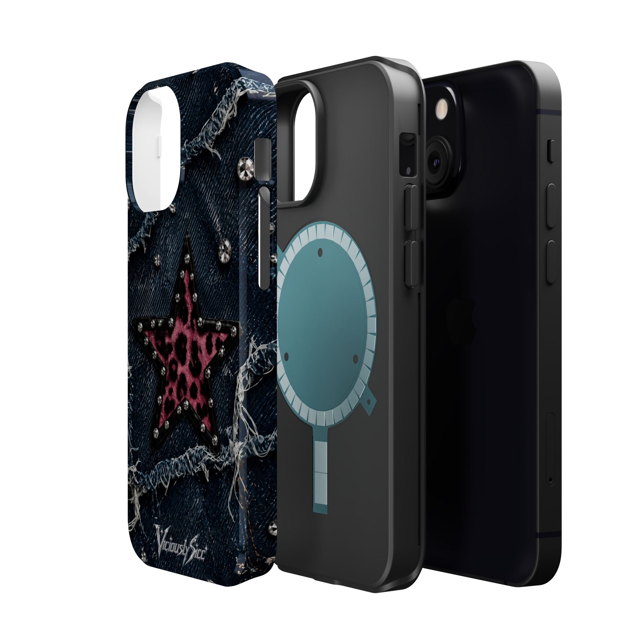 Denim Star Phone Case
