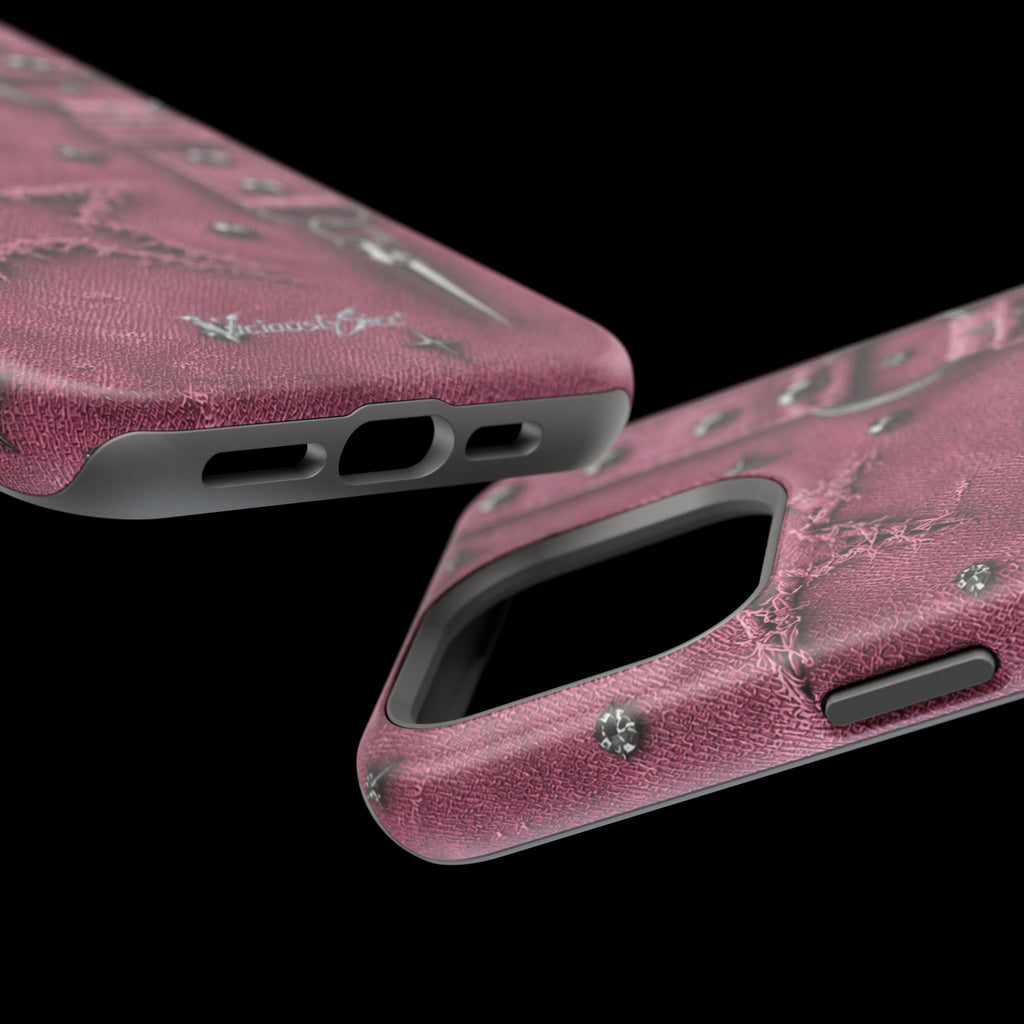 Pink Denim Phone Case