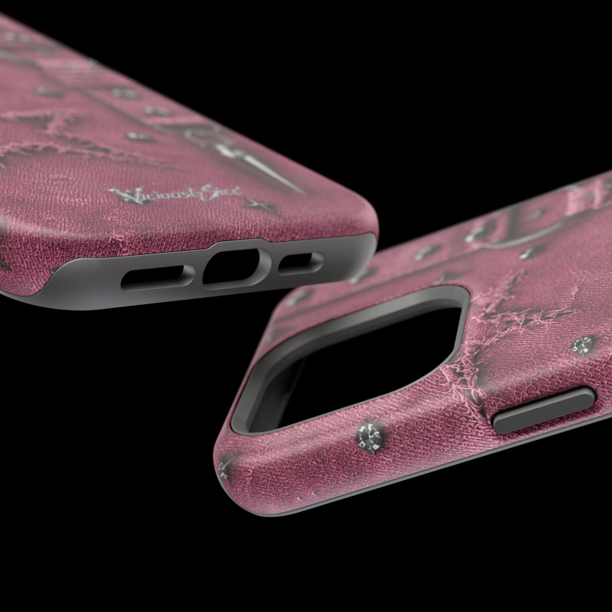 Pink Denim Phone Case