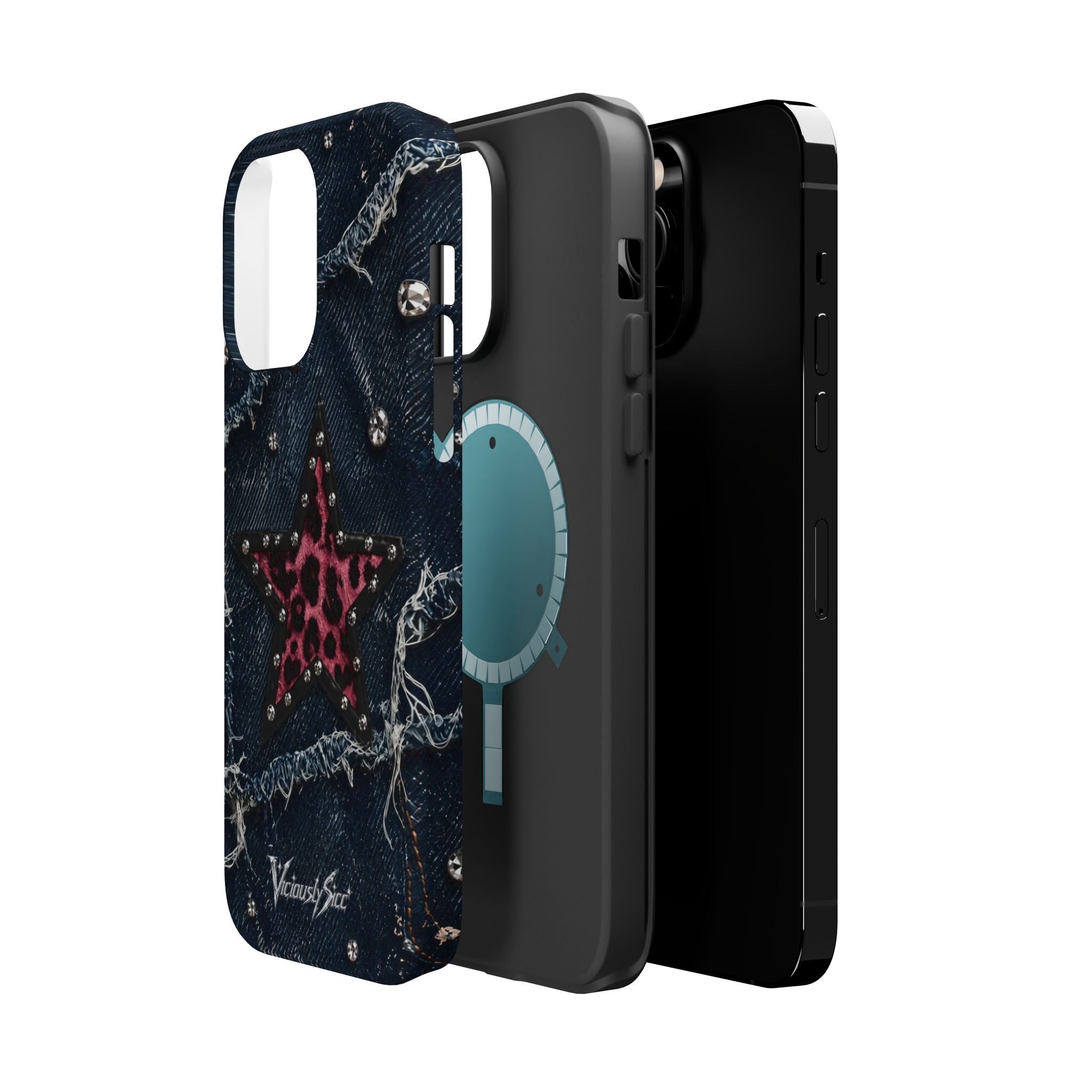 Denim Star Phone Case