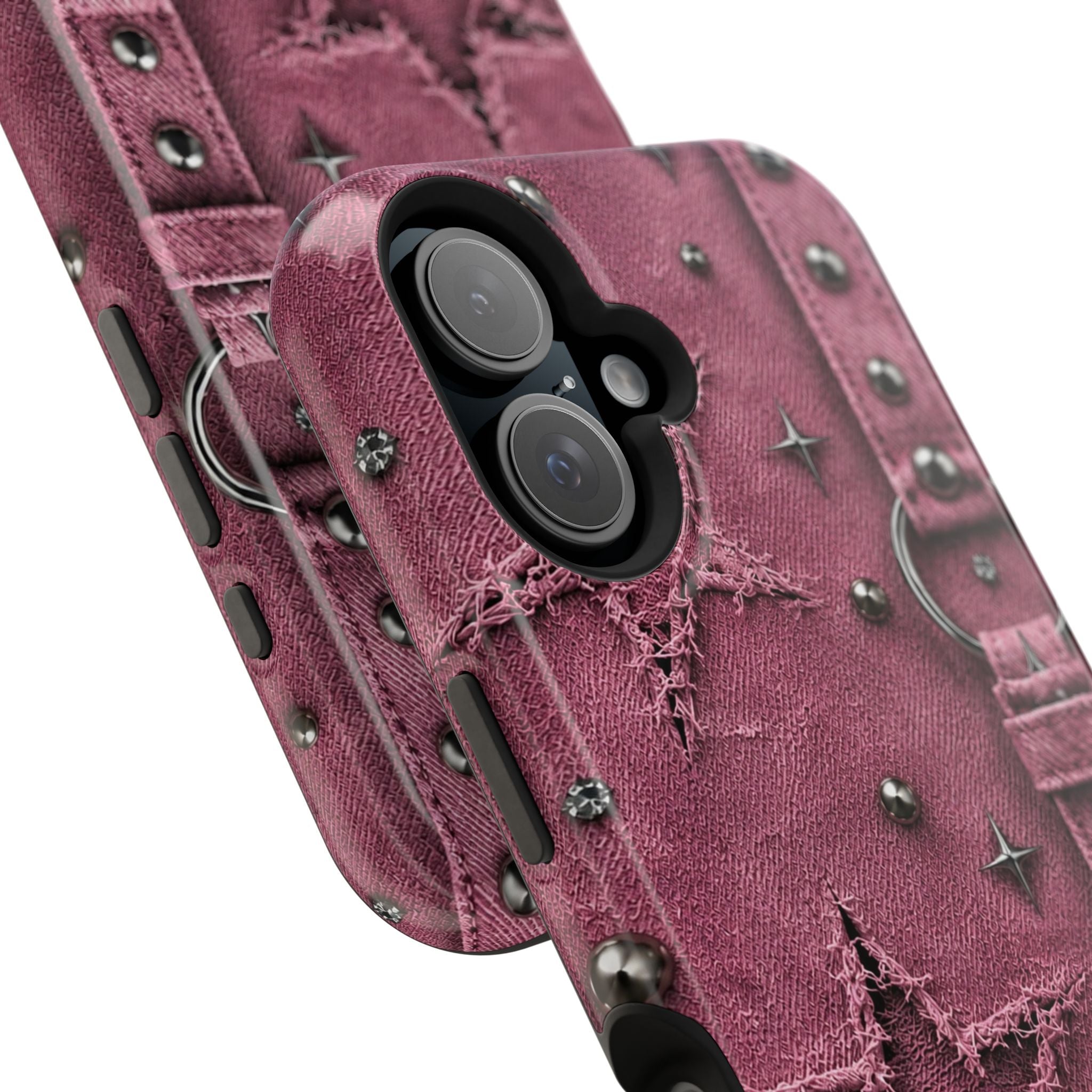 Pink Denim Phone Case