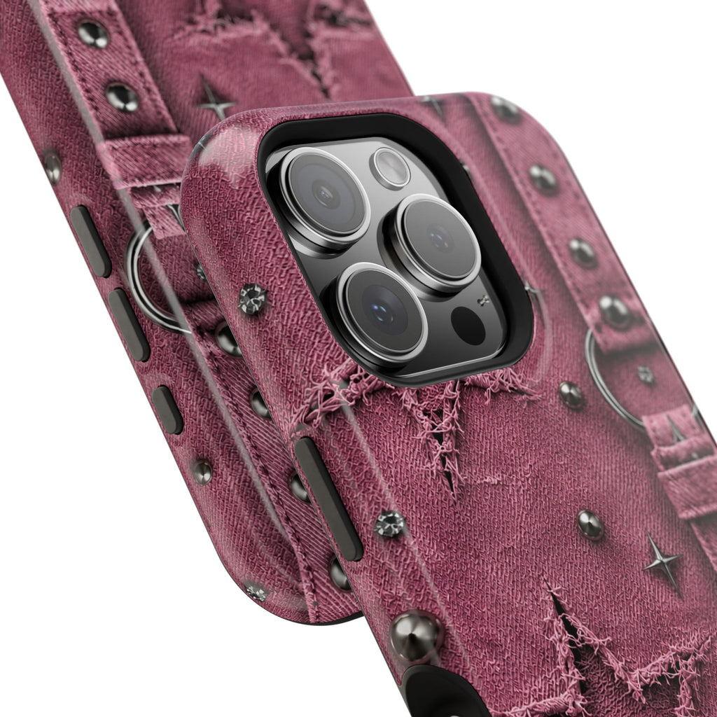 Pink Denim Phone Case