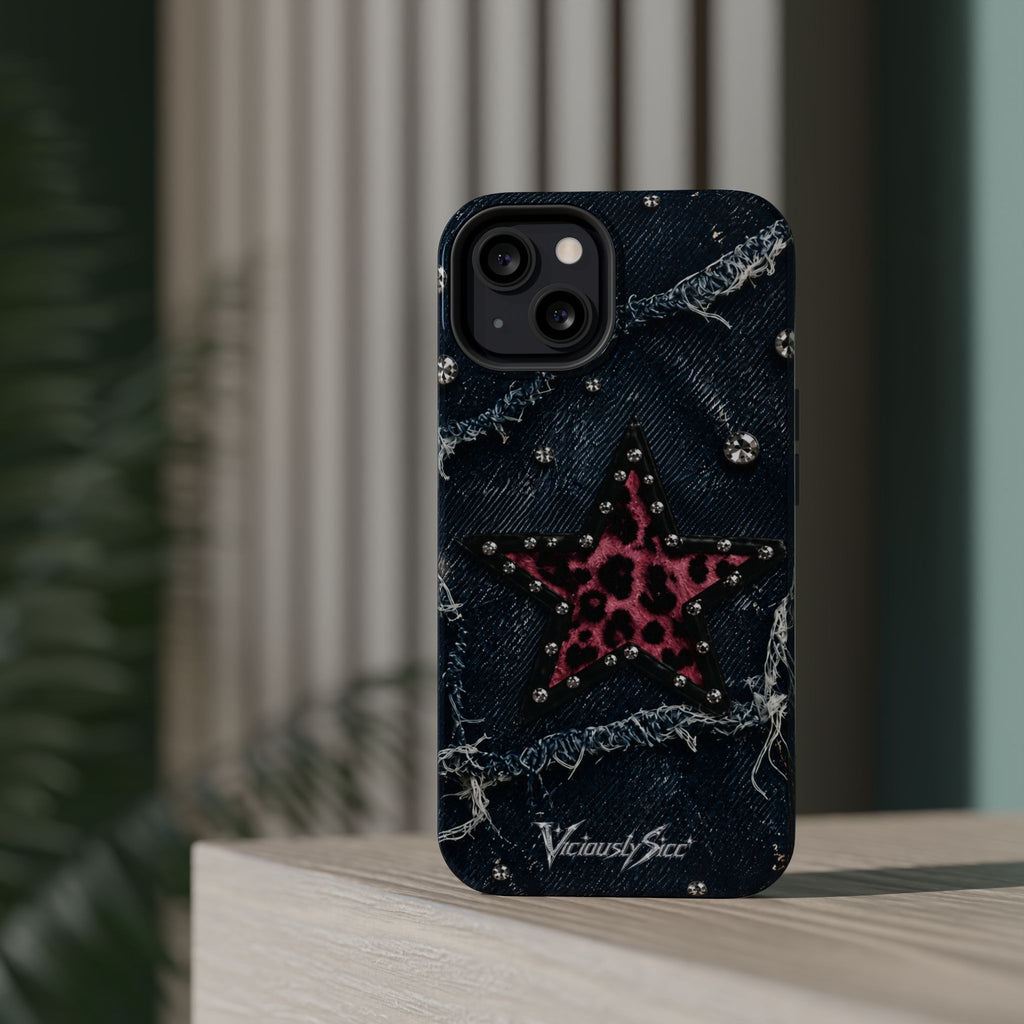 Denim Star Phone Case