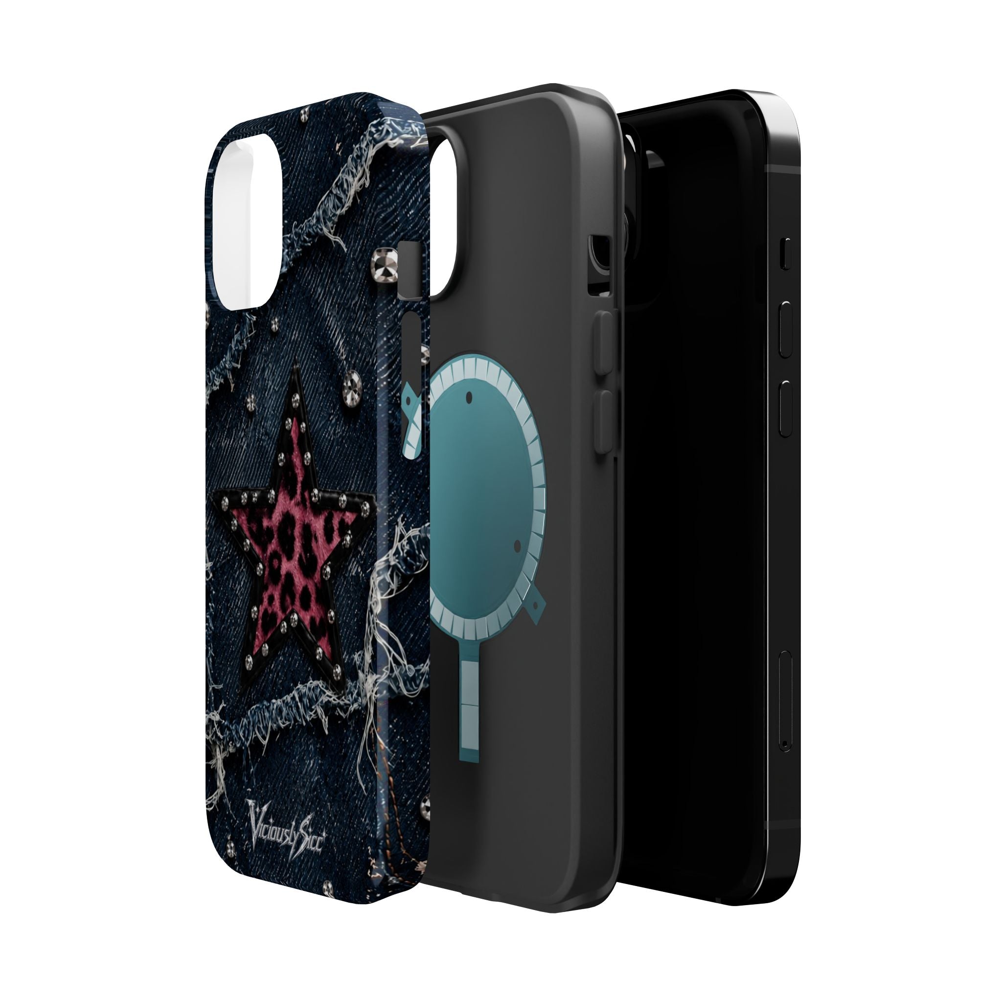 Denim Star Phone Case