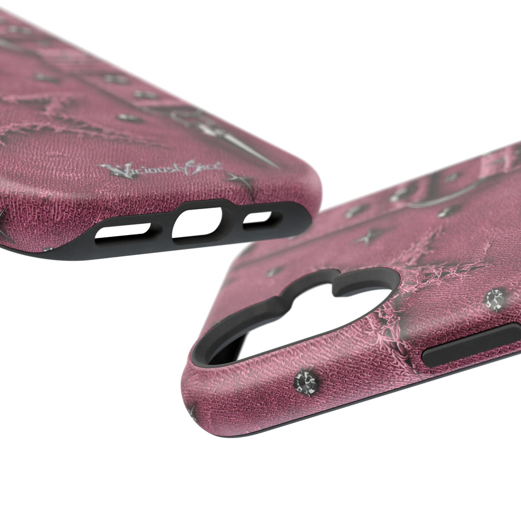 Pink Denim Phone Case