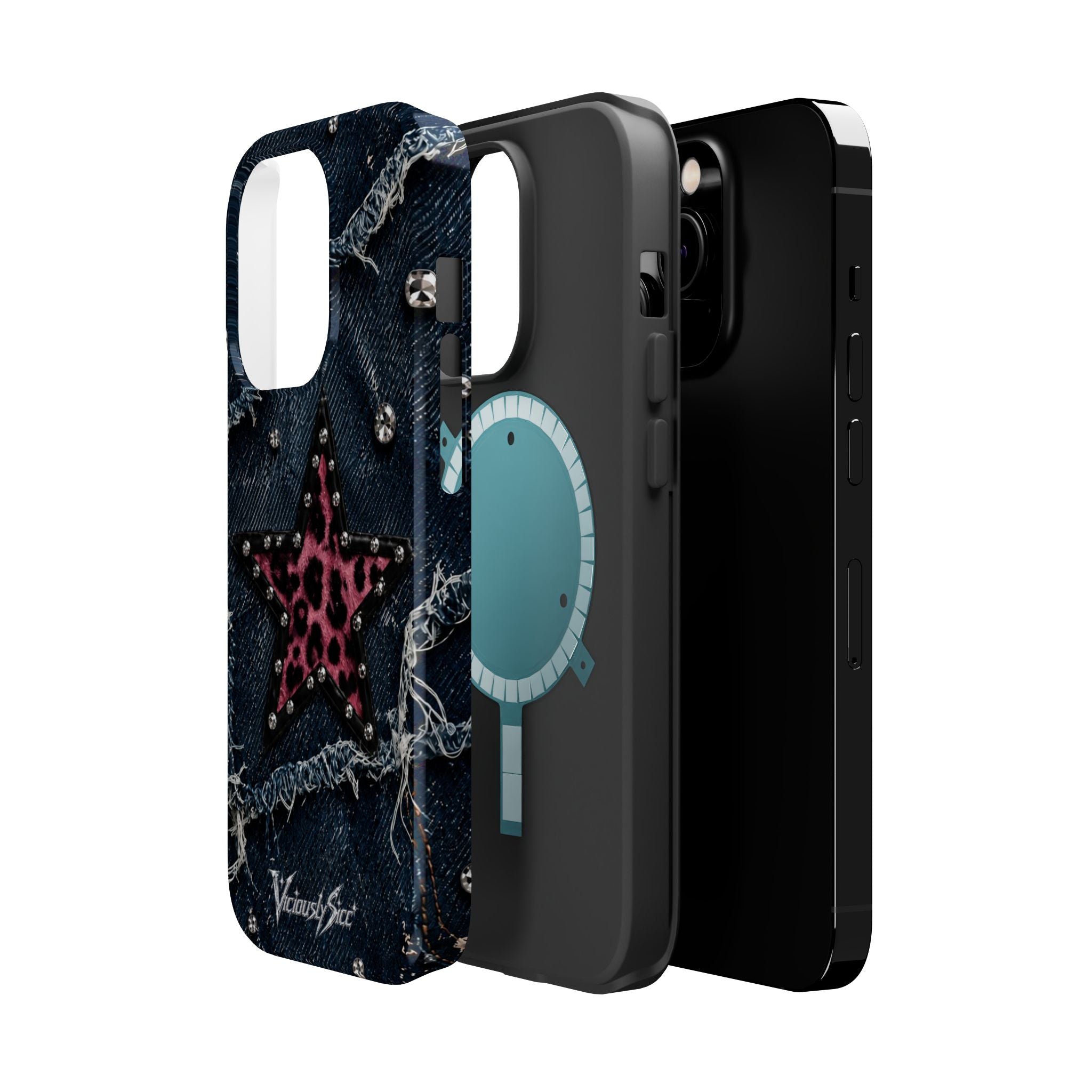 Denim Star Phone Case