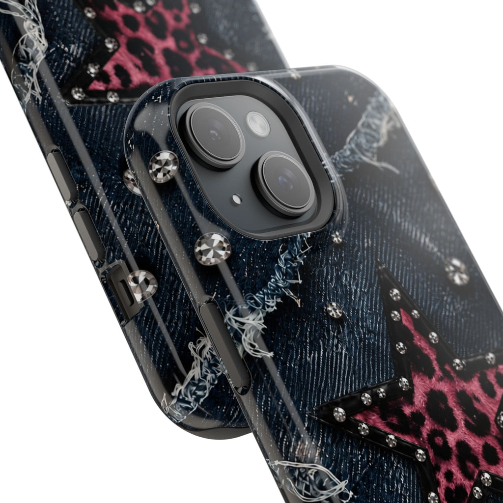 Denim Star Phone Case