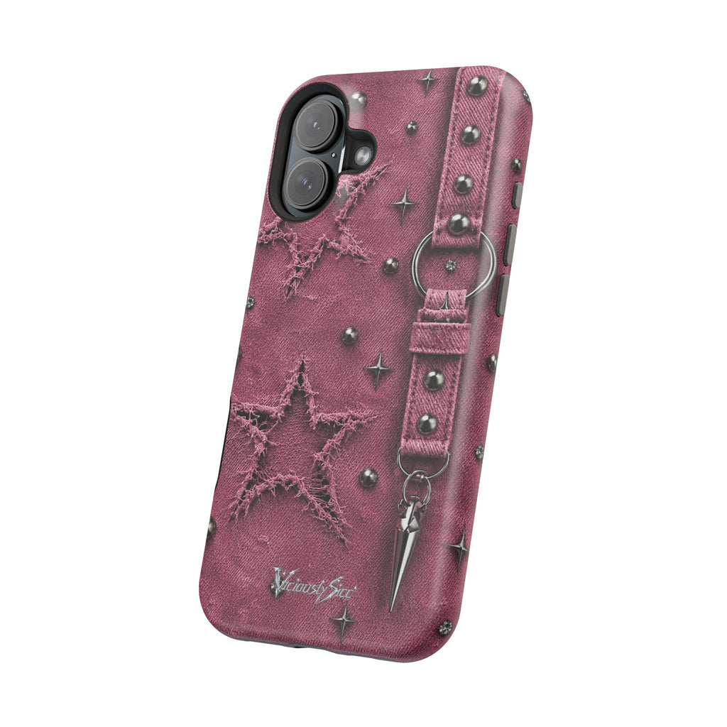 Pink Denim Phone Case