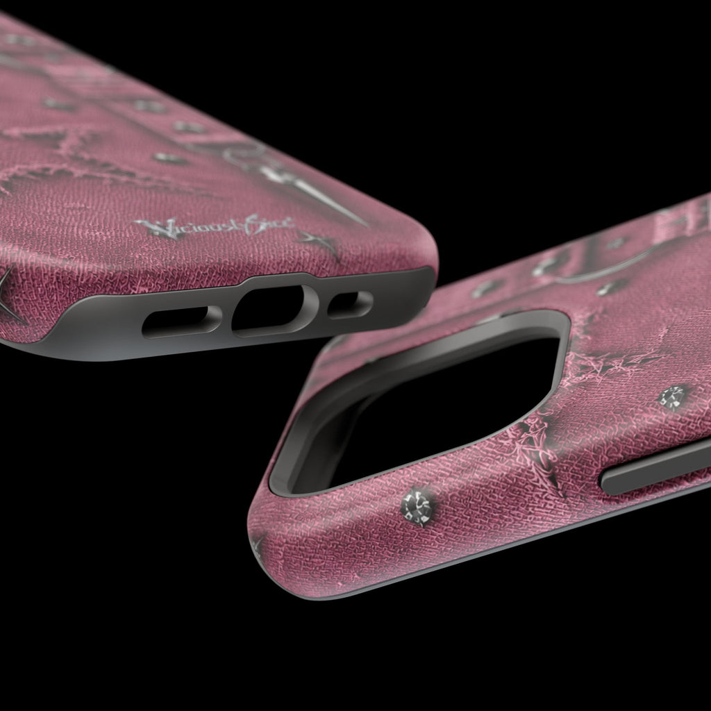 Pink Denim Phone Case